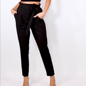 Princess Polly “Down For Business Pants” black
